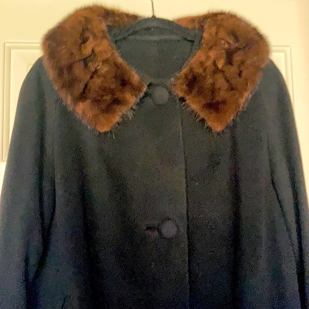 Vintage Cashmere Betty Rose Coat
